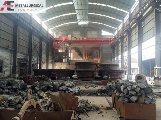 Kahverengi Erimiş Alümina Erime Fırını 10000KVA Korund Fırını 380V