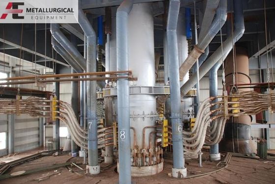 12500KVA 16500KVA Metal Silikon Erime Fırını Elektrikli Dalgalanan Yay Fırını