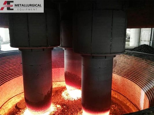 12500KVA Metal Silikon Erime Fırını Endüstriyel Erime Fırını Yüksek verimlilik