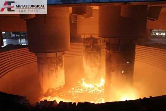 55000KVA 68000KVA Metallik Silikon için Endüstriyel Metal Erime Fırını