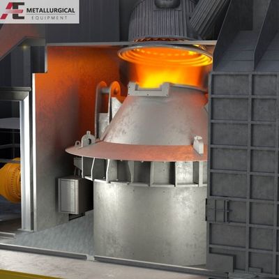 Güvenlik Tasarımı Argon Oksijen Dekarbürizasyon AOD Fırın 3T-120T Liddle Rafining Furnace