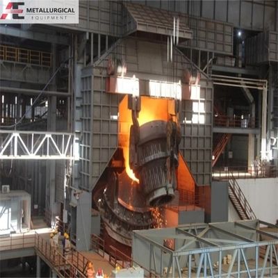 Güvenlik Tasarımı Argon Oksijen Dekarbürizasyon AOD Fırın 3T-120T Liddle Rafining Furnace